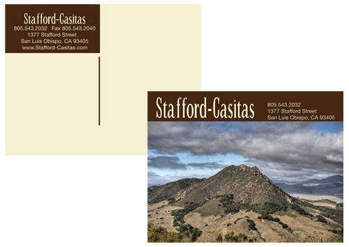 Stafford Las Casitas Post Card